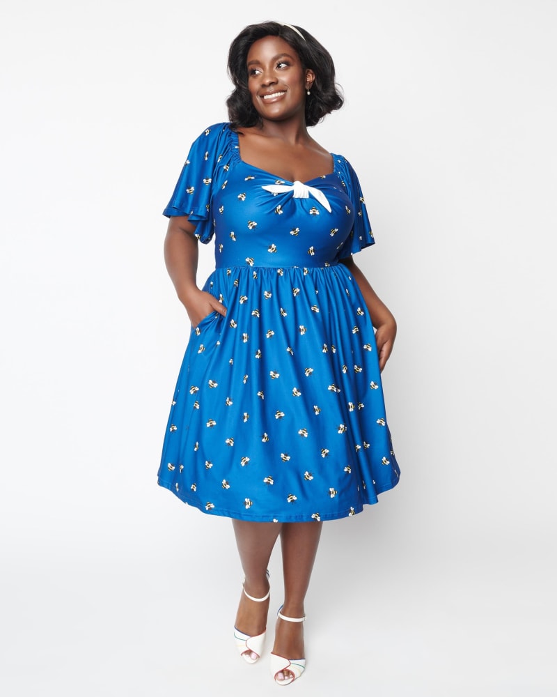 Unique vintage swing dress top